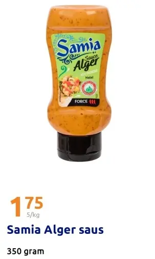 Promotie: Samia Alger saus
