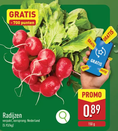 Promotie: Radijzen