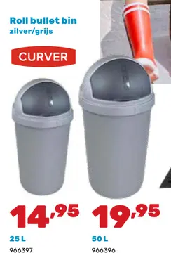 Aanbieding: Roll bullet bin