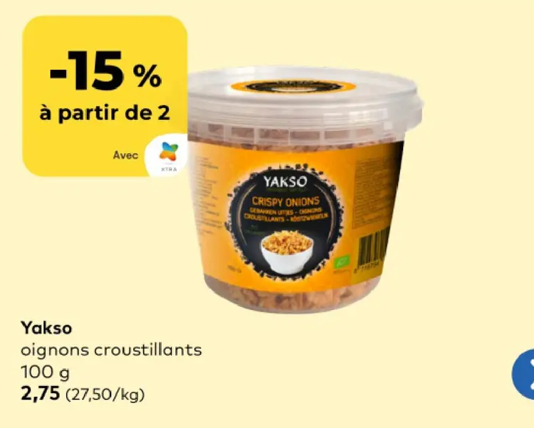 Offre: oignons croustillants