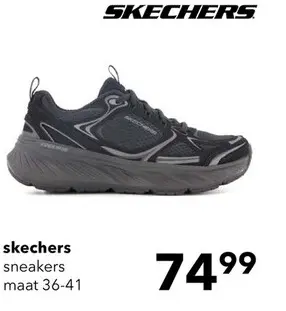 Aanbieding: Skechers Edgeride Silver Eclipse sneakers zwart