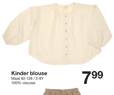 Promotie: Kinder blouse