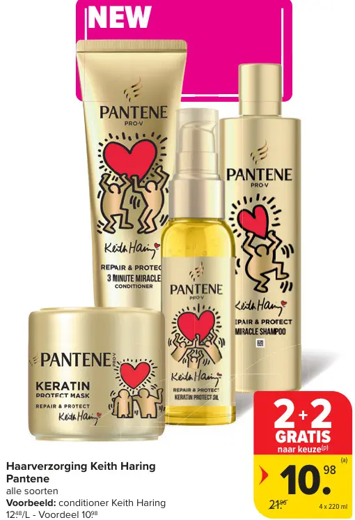 Aanbieding: Haarverzorging Keith Haring Pantene