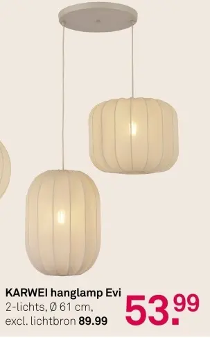 Aanbieding: hanglamp Evi