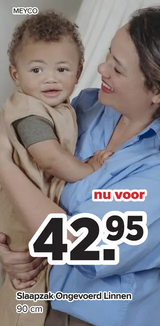 Promotie: Slaapzak Ongevoerd Linnen