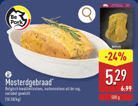 Promotie: Be Pork Mosterdgebraad