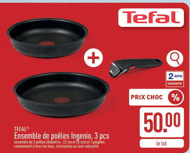 Offre: Ensemble de poêles Ingenio
