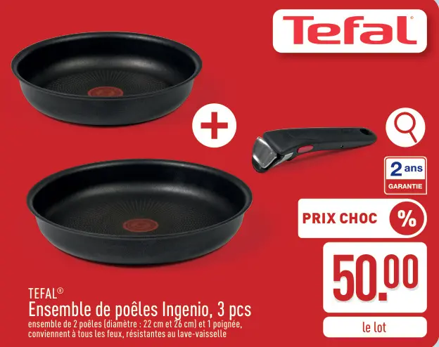 Offre: Ensemble de poêles Ingenio