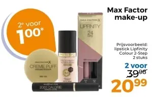 Aanbieding: Max Factor make-up