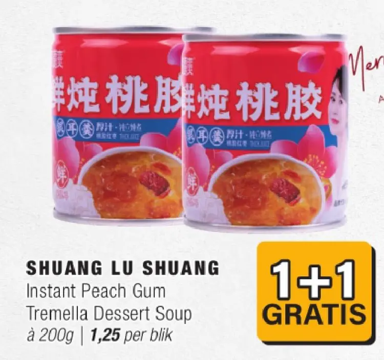 Aanbieding: Instant Peach Gum Tremella Dessert Soup