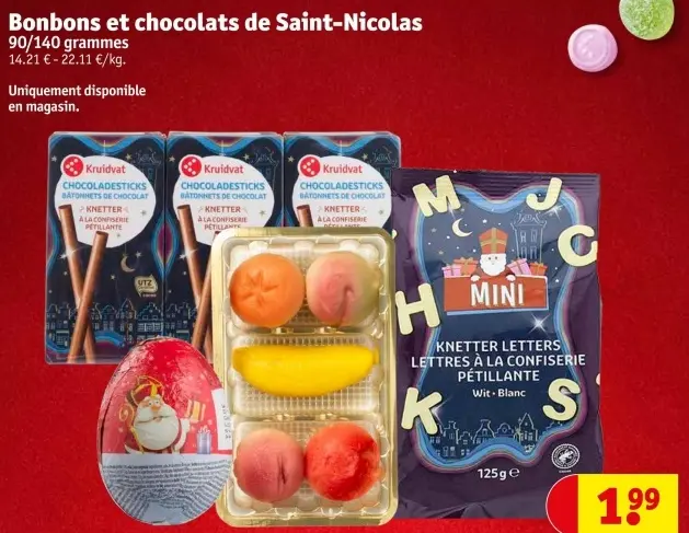 Offre: Bonbons et chocolats de Saint-Nicolas