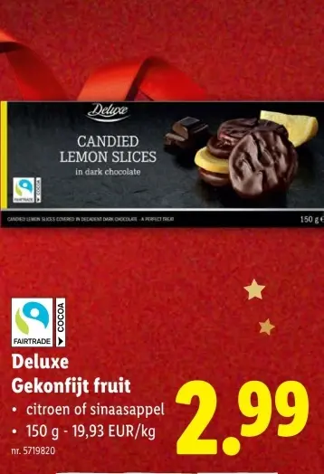 Promotie: Gekonfijt fruit