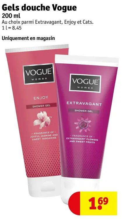 Offre: Gels douche
