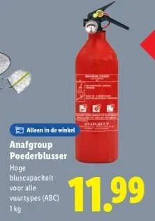 Aanbieding: Anafgroup Poederblusser