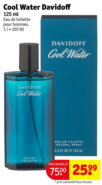 Offre: Cool Water Davidoff