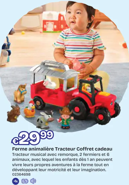 Offre: Ferme animalière Tracteur Coffret cadeau