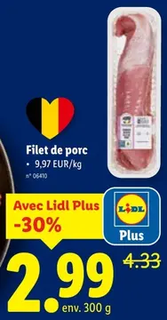 Offre: Filet de porc