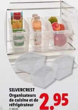 Offre: Organisateurs de cuisine et de réfrigérateur