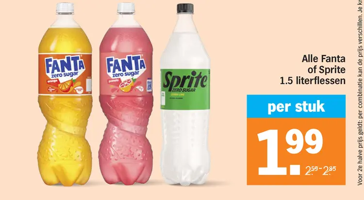 Aanbieding: Fanta of Sprite