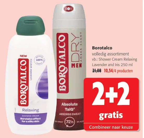 Promotie: Borotalco volledig assortiment