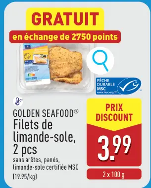 Offre: Filets de limande-sole