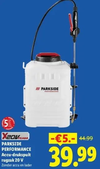 Aanbieding: Accu-drukspuit rugzak