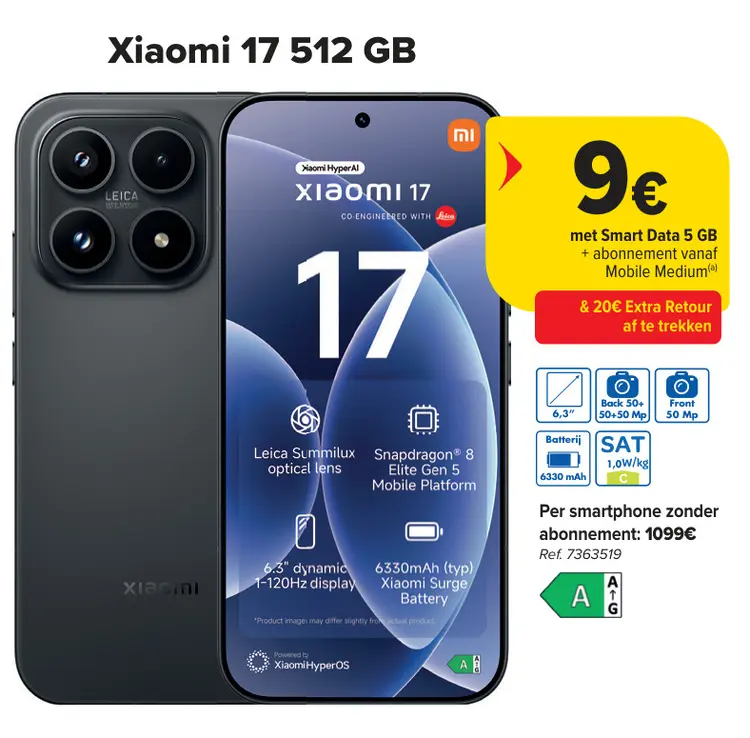 Promotie: Xiaomi 17 512 GB