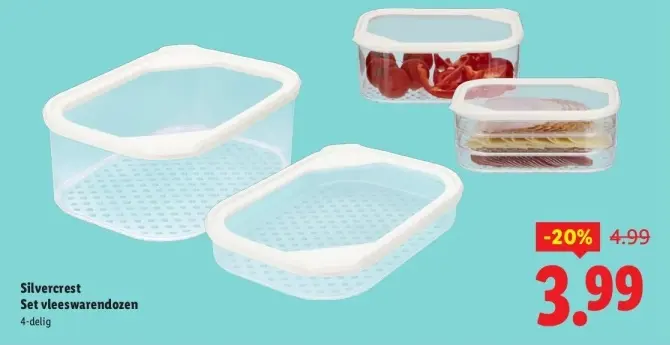 Aanbieding: Set vleeswarendozen