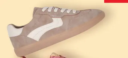 Aanbieding: Tamaris dames sneakers taupe beige