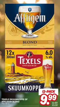 Aanbieding: Texels skuumkoppe of Affligem
