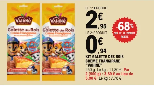 Promotie: KIT Galette des Rois Crème Frangipane