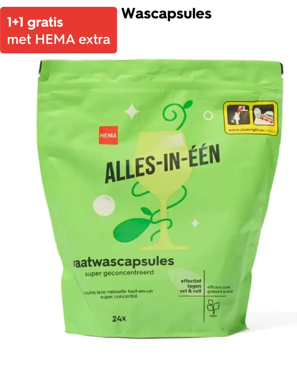 Promotie: vaatwascapsules