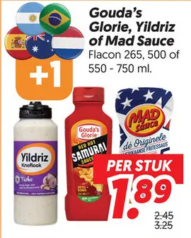 Aanbieding: Gouda's Glorie, Yildriz of Mad Sauce