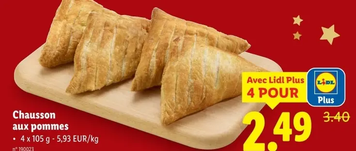 Offre: Chausson aux pommes