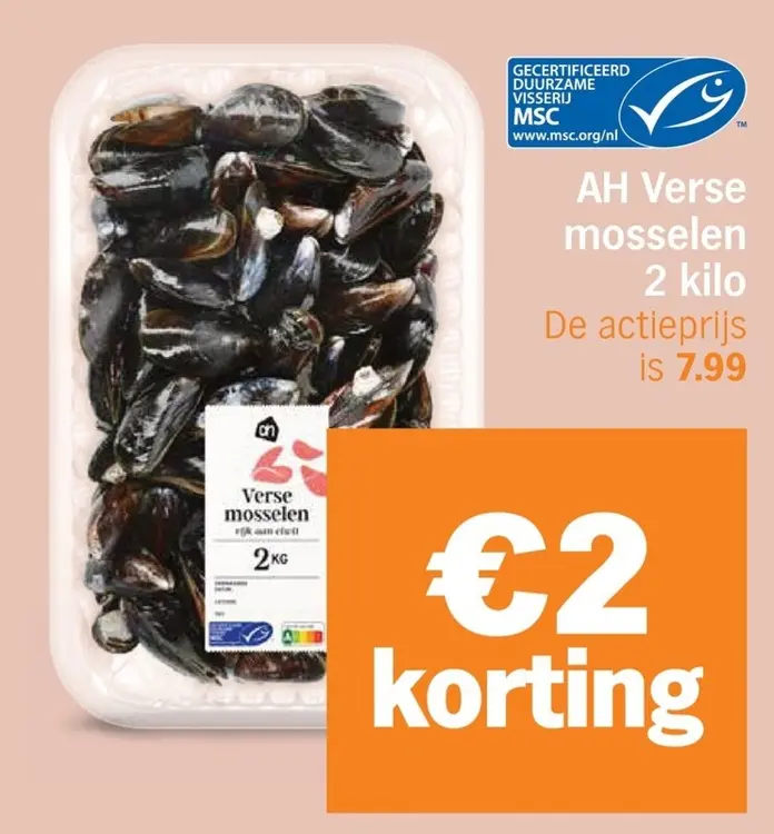 Aanbieding: Verse mosselen