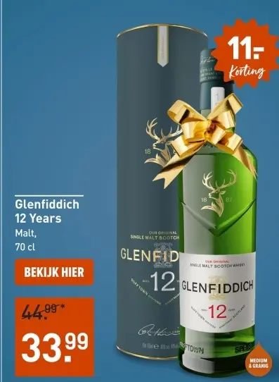 Aanbieding: Glenfiddich 12 Years