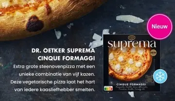Aanbieding: Dr. oetker suprema cinque formaggi