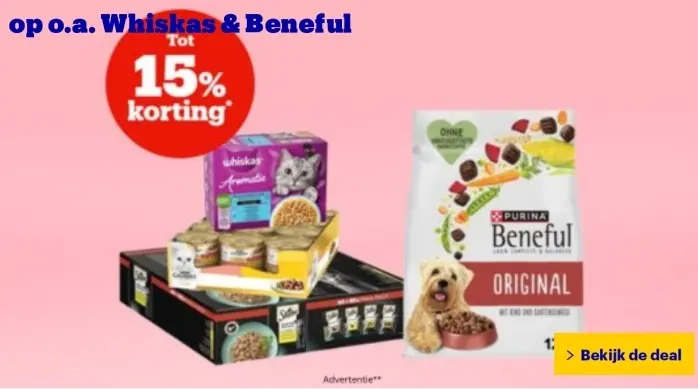 Aanbieding: Whiskas & Beneful