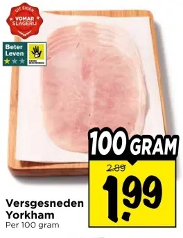 Aanbieding: Versgesneden Yorkham