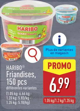 Offre: Friandises