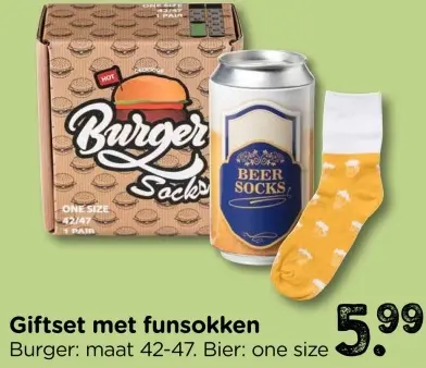 Aanbieding: Giftset met funsokken