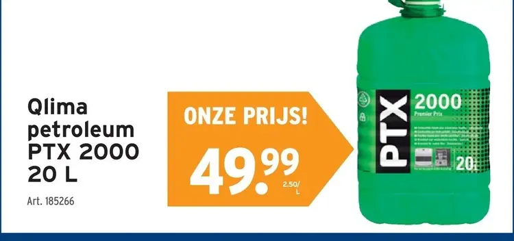 Promotie: Qlima petroleum PTX 2000