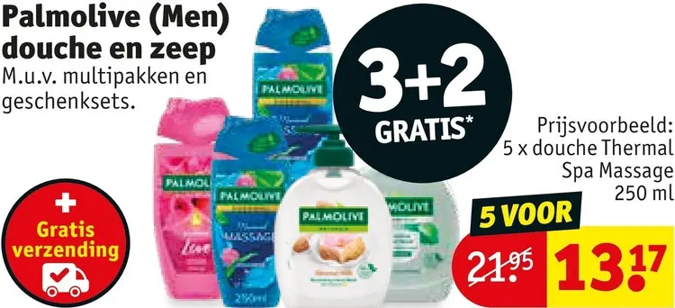 Promotie: Douche en zeep