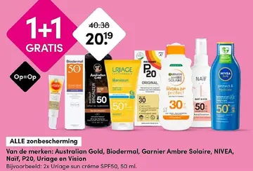 Aanbieding: ALLE zonbescherming