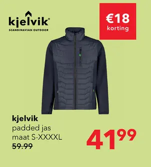 Aanbieding: Kjelvik heren jas groen