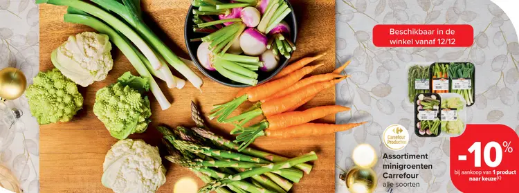 Promotie: Assortiment minigroenten