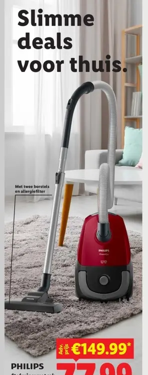 Aanbieding: Stofzuiger met zak