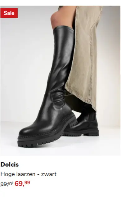 Aanbieding: Hoge laarzen