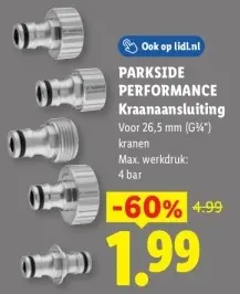 Aanbieding: Kraanaansluiting