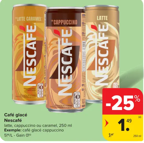 Offre: Café glacé
